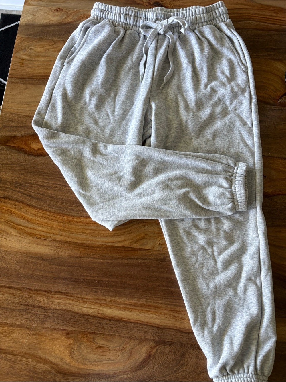Women’s Grey Fleece Jogger Sweatpants - Cozy Everyday Comfort